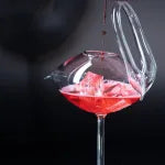 Swan Bird Shaped Cocktail Glass | 300ml | Unique | Bar Glasses | Imported | Premium | Gifts for Friends | Set of 1 (9462)