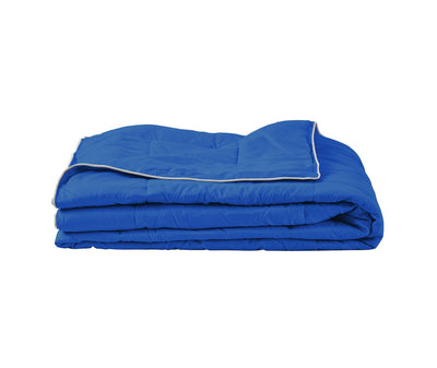 Sapphire Blue Double Size Comforter (Super Soft Micro Fabric, Reversible)