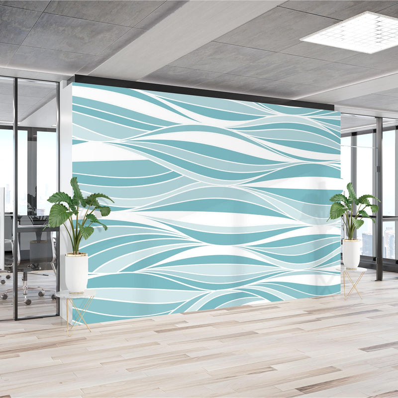 Seamless sea waves – Mural Wallpaper, PVC Free, Non-Toxic