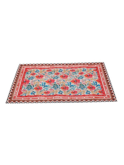 Pink & Blue Floral Printed Placemat/Table Mat Pack of 6