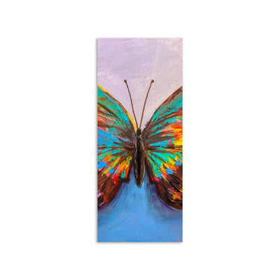 Multi Hued Butterfly Wall Canvas