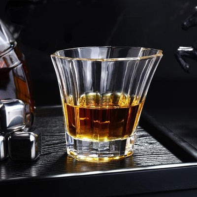 VASE SHAPED WHISKY GLASS - SET OF 2