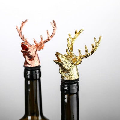 REINDEER WINE POURER - SET OF 2