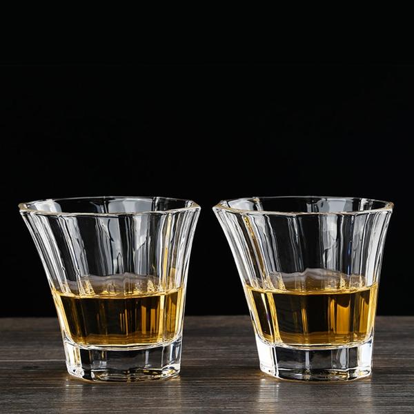 VASE SHAPED WHISKY GLASS - SET OF 2