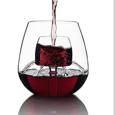 STEMLESS FOUNTAIN GLASS - SET OF 2 (9462)