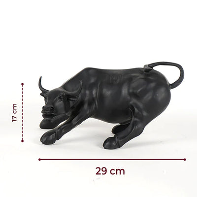 Surreal Charging Bull (9462)