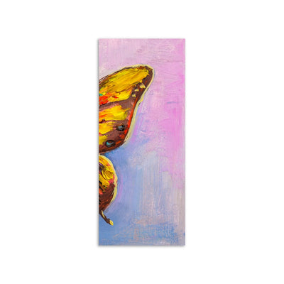 Multi Hued Butterfly Wall Canvas