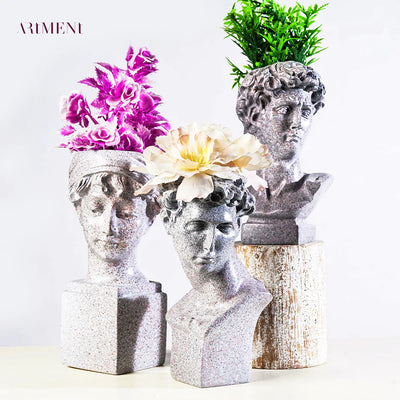 Modern Art European Sculpture Table Planter (9462)