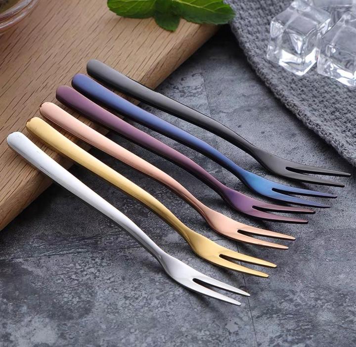 Milan Fruit Forks - Set of 7