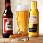 Boot Shoe Glass Shaped Beer Mug | 360 ml | Weight 500 GMS | Unique | Imported | Beer Mug Gift Set | Ideal for Beer | Juice and Cocktails(9462)