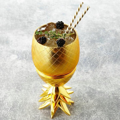 Pineapple Cocktail Glass - Set of 2