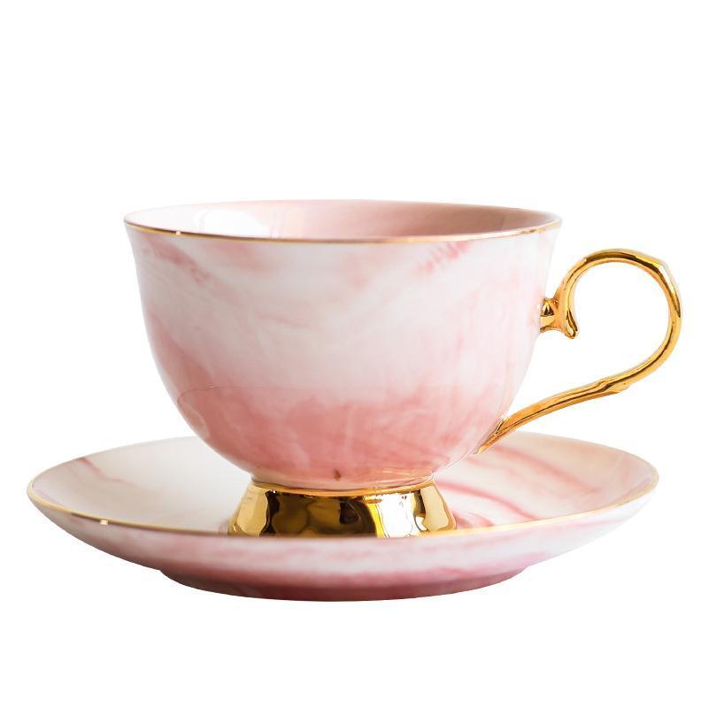 Gold & Marble Coffee & Tea Cups