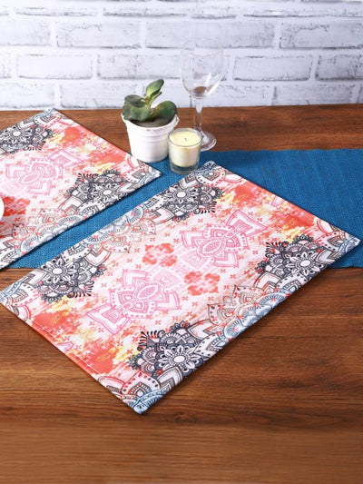 Multicolor Ethnic Motifs Printed Placemat/Table Mat Pack of 6