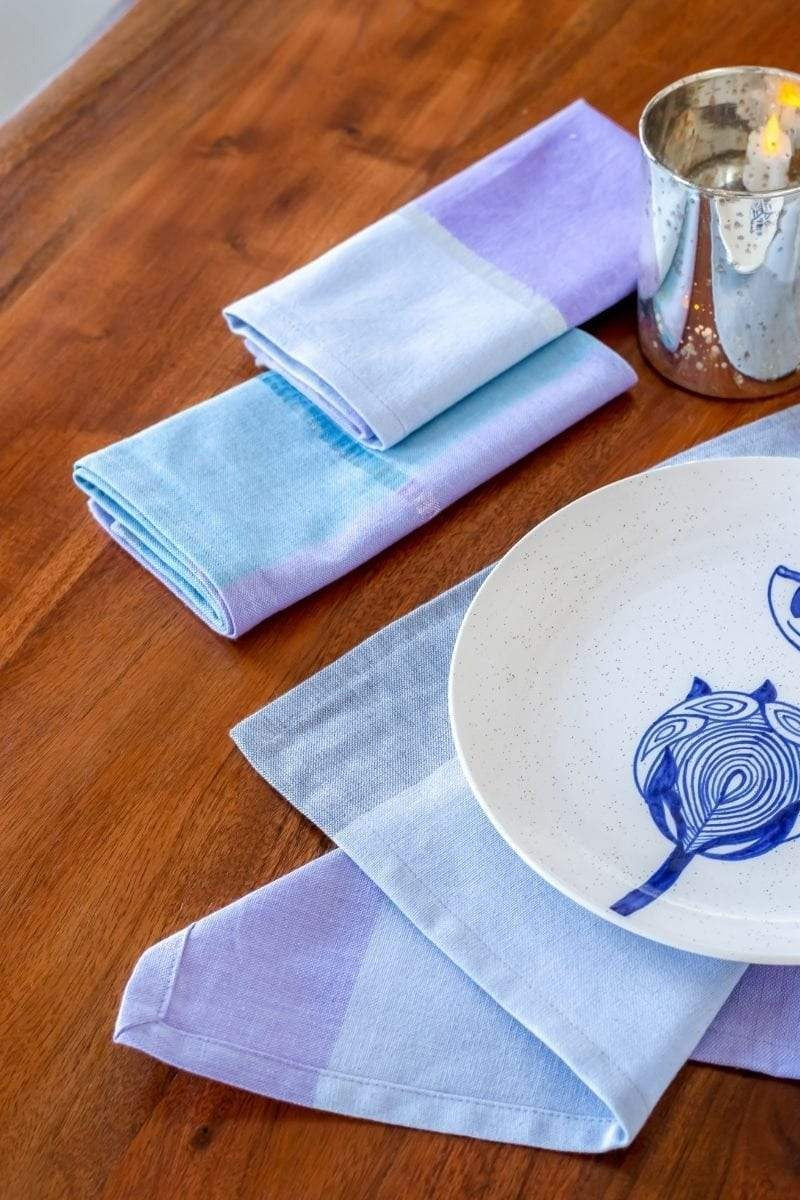 Smoky Blues Dinner Napkin (Set Of 4)