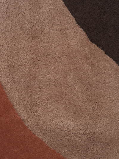 STATEMENT RUG - BROWN